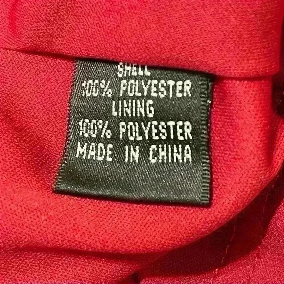 Adrianna Papell Dress Womens Red Shutter Pleated Layered Size 6 Party Cocktail - Picture 10 of 12